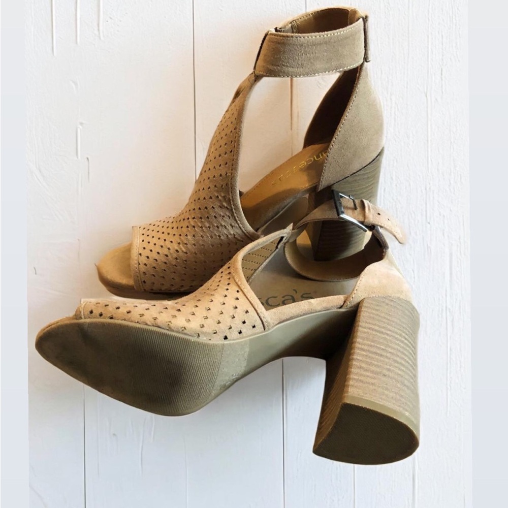 Ankle strap heels